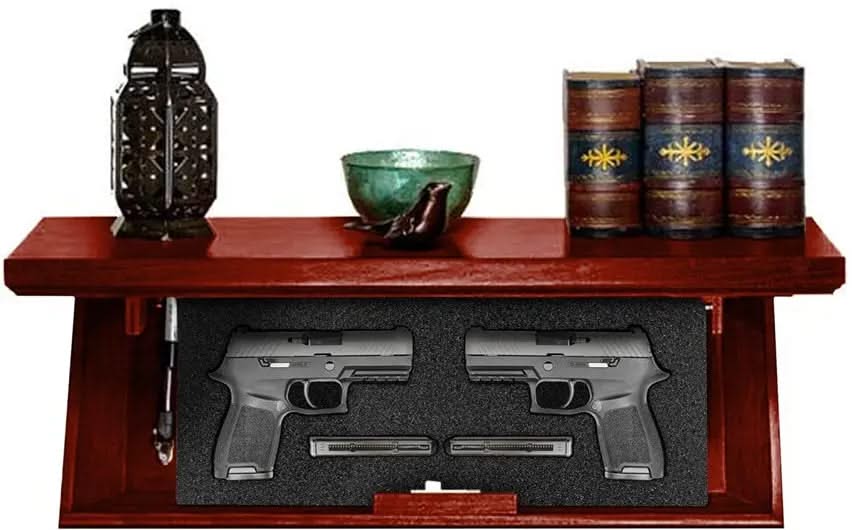 Concealed Storage Tactical Shelf with Locked Compartment